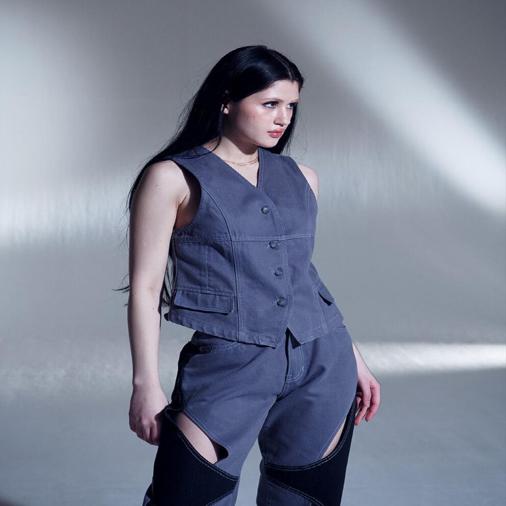 Cut-out Coloring Jeans